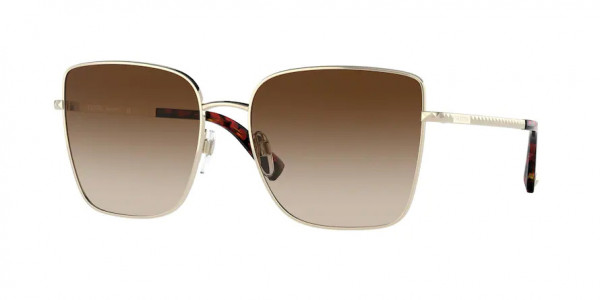 Valentino VA2054 Sunglasses, 300313 LIGHT GOLD (GOLD)