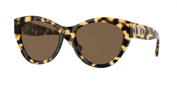 Valentino VA4109 Sunglasses, 503673 LIGHT HAVANA (BROWN)