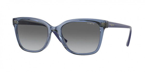 Vogue VO5426S Sunglasses, 276211 TRANSPARENT BLUE (LIGHT BLUE)