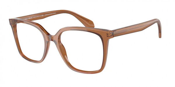 Giorgio Armani AR7217 Eyeglasses, 5932 TRANSPARENT BROWN (BROWN)