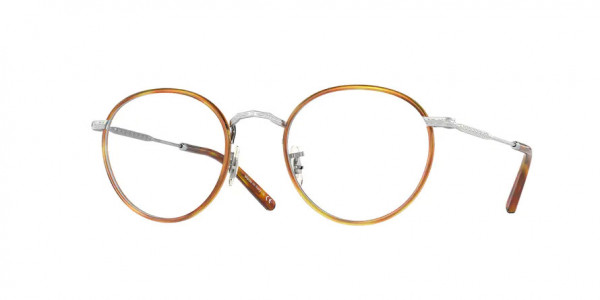 Oliver Peoples OV1308 CARLING Eyeglasses, 5063 BRUSHED SILVER/AMBER TORTOISE (SILVER)