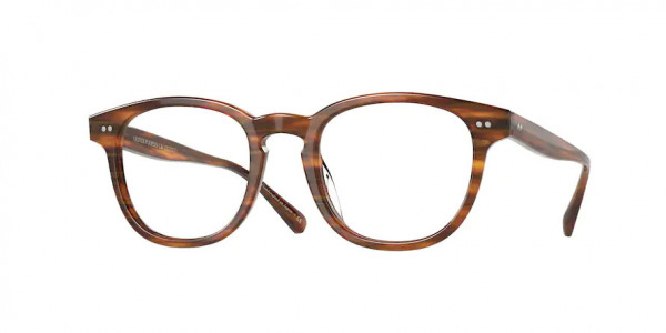 Oliver Peoples OV5480U KISHO Eyeglasses, 1733 RED MAHOGANY (BROWN)