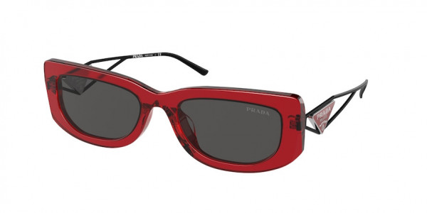 Prada PR 14YS Sunglasses, 08Z5S0 CRYSTAL FIRE (RED)