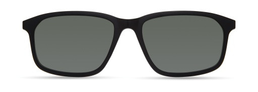 ECO by Modo BEECH Eyeglasses, BLACK - SUN CLIP