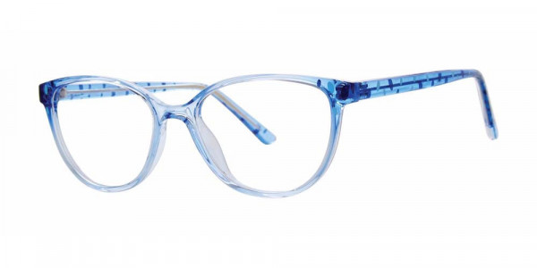 Modern Optical ENJOY Eyeglasses, Blue/Crystal