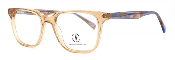 CIE CIE184 Eyeglasses, CRYSTAL/BROWN (4)