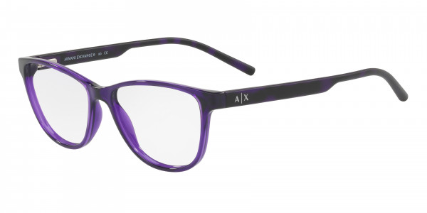 Armani Exchange AX3047 Eyeglasses, 8213 SHINY HAVANA (TORTOISE)