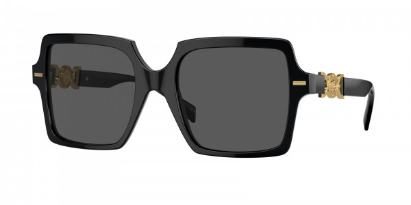 Versace VE4441 Sunglasses, GB1/87 BLACK DARK GREY (BLACK)