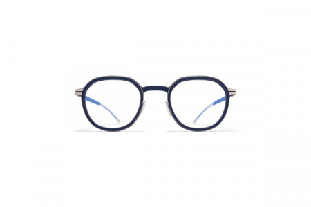Mykita Mylon BIRCH Eyeglasses, MHL3-Navy/Shiny Silver/Yale Bl