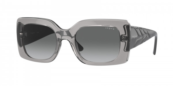 Vogue VO5481S Sunglasses, 272611 TRANSPARENT GREY GRADIENT GREY (GREY)