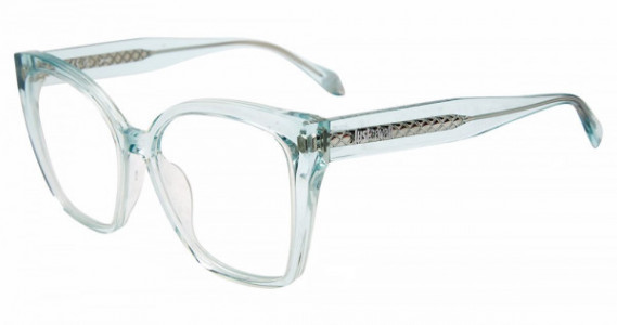 Just Cavalli VJC005 Eyeglasses, TRANSP.GREEN -0M40