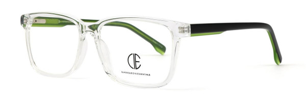 CIE CIE189 Eyeglasses, CRYSTAL/GREEN (4)