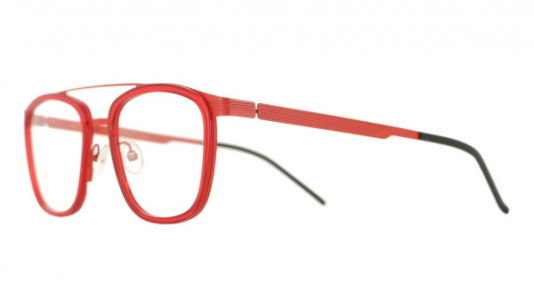 Vanni VANNI Uomo V4114 Eyeglasses, matt red / transparent red acetate ring