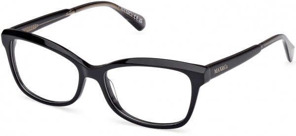 MAX&Co. MO5127 Eyeglasses, 001 - Shiny Black