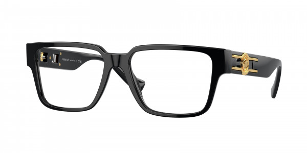 Versace VE3346 Eyeglasses, GB1 BLACK