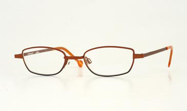 LA Eyeworks Yuma Eyeglasses, 853 Orange To Purple Split