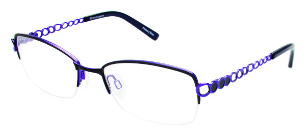 Brendel 902134 Eyeglasses, Black/Purple - 10 (BLK)