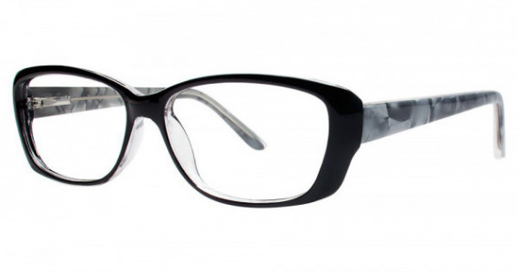 Modern Times LUMINOUS Eyeglasses, Black/Crystal