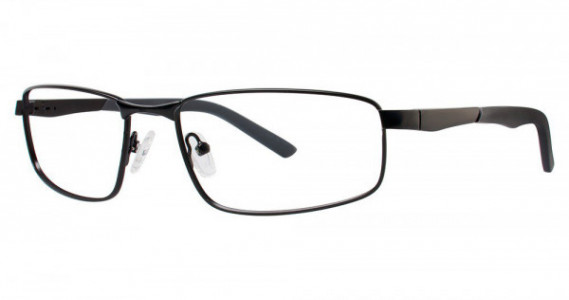 Big Mens Eyewear Club BIG SHOW Eyeglasses, Black/Grey
