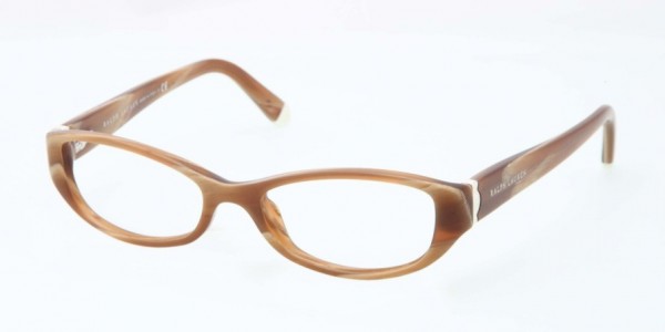 Ralph Lauren RL6108 Eyeglasses, 5444 BROWN HORN VINTAGE EFFECT (BROWN)