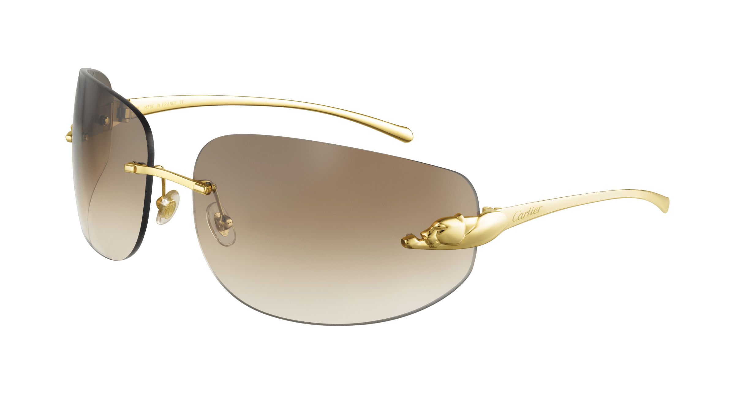 Kikker peddelen Verfijning Cartier CT0062S Sunglasses - Cartier Authorized Retailer | coolframes.com