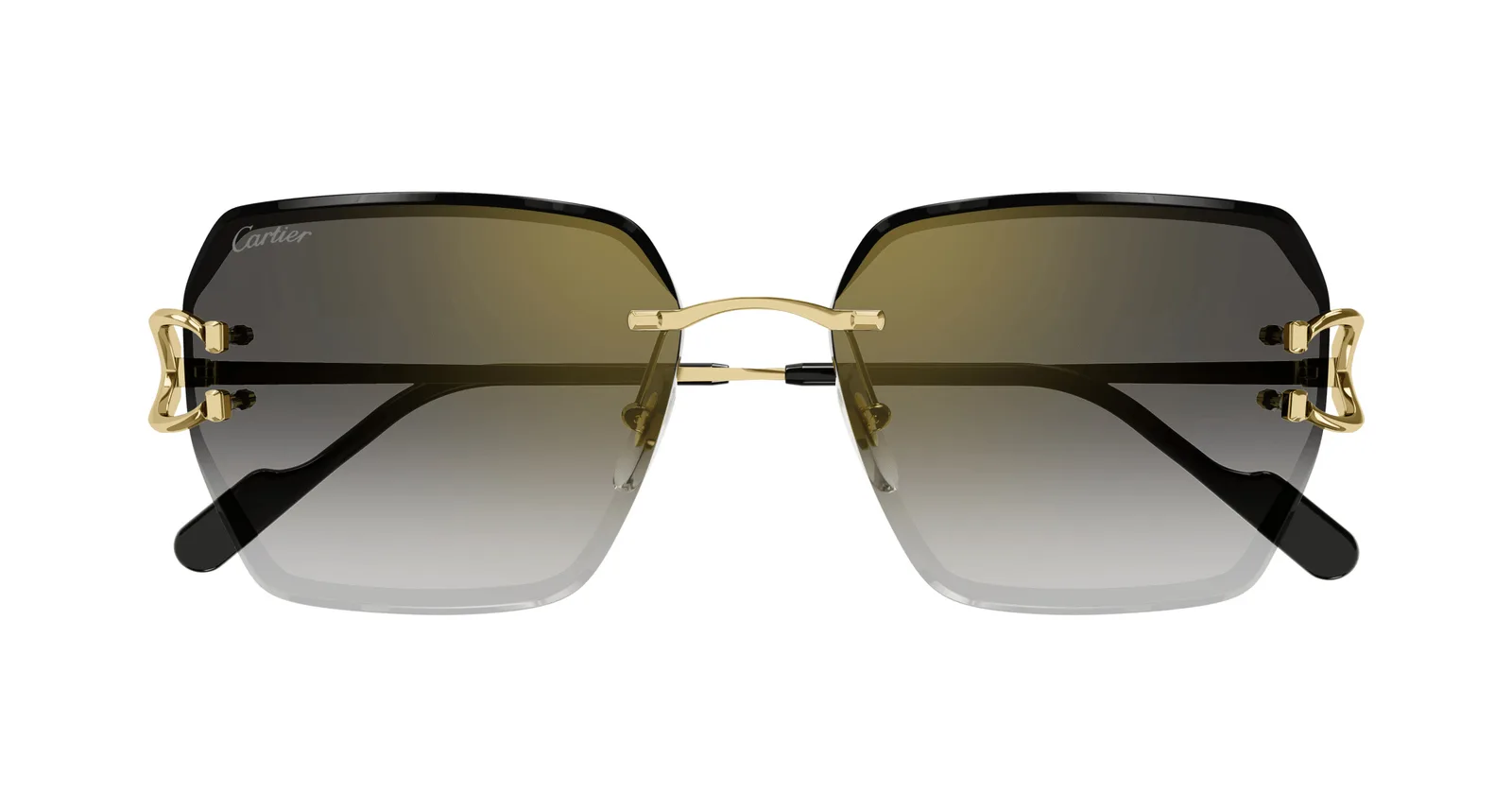 【未使用級】Cartier CT0466S ゴールド リムレス サングラス CT0466S Sunglasses - Cartier Authorized Retailer | coolframes.com